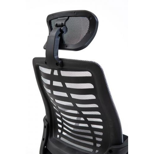 Офісне крісло керівника Richman Бласт Чорне + Сітка Сіре Офісне крісло керівника Richman Бласт Чорне + Сітка Сіре