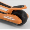 Самокат Lamborghini триколісний складне алюмінієве кермо, колеса PU зі світлом Orange/Black (102314)