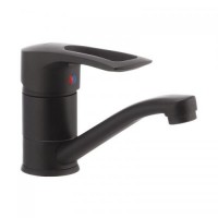 Змішувач для умивальника Haiba HANSBERG 004 (вилив 15 см) чорний (HB0185) Змішувач для умивальника Haiba HANSBERG 004 (вилив 15 см) чорний (HB0185)