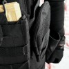 Тактичний підсумок для Бічних Бронеплит BroniQ Cordura 600D Чорний