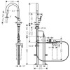 Змішувач для кухонної мийки Hansgrohe Aqittura M91 FilterSystem 210 Хром 76826000 в інтернет супермаркеті PbayMarket!