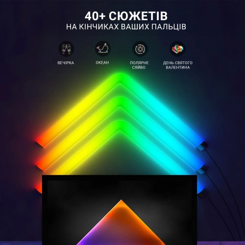 Розумні настінні led панелі Inspire SLX06-4 177LED 4 шт White