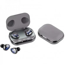Бездротові Bluetooth навушники вакуумні Sainyer Зі Вбудованим Чіпом BLUETRUM D09 Pro TWS Сірі (430)