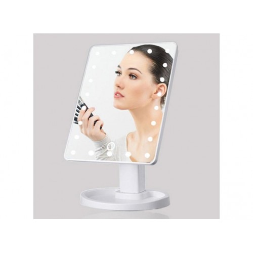 Дзеркало для макіяжу Magic Makeup з LED підсвічуванням Біле 233-20625030