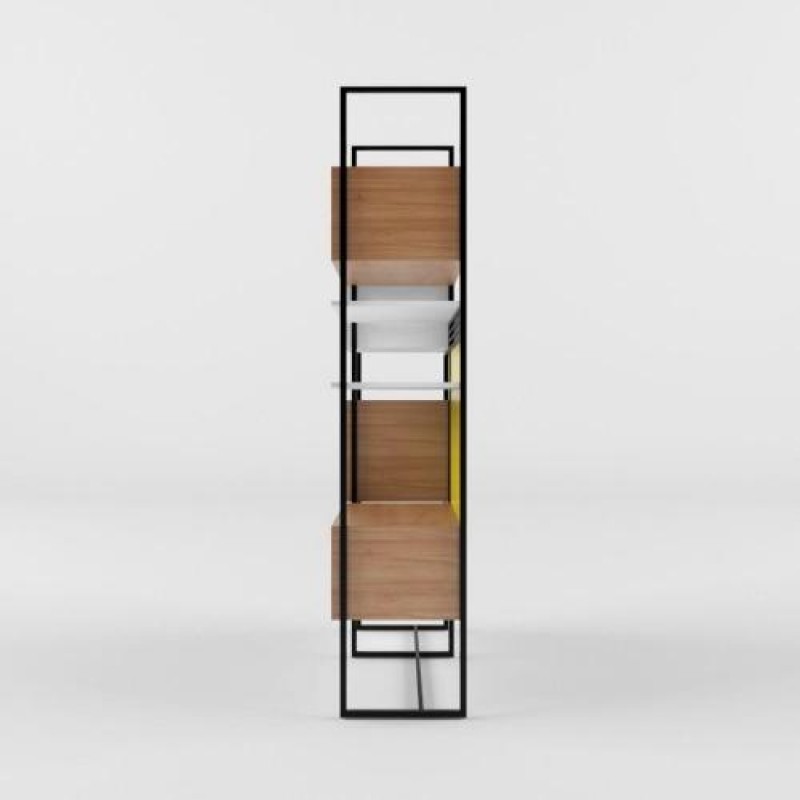 Стелаж для зберігання в стилі Loft NS-1756 2230x1200x450 мм Черный