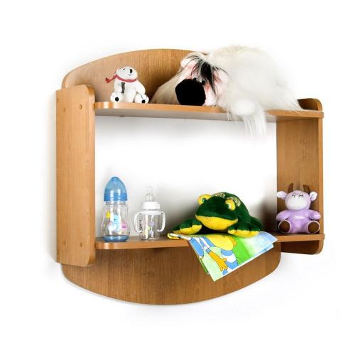 Полиця навісна Тиса Мебель Полка дитяча Горіх лісовий 725x250x750 мм Полиця навісна Тиса Мебель Полка дитяча Горіх лісовий 725x250x750 мм