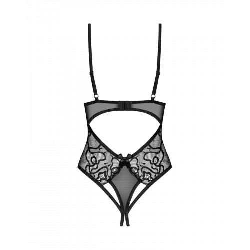 Боді Obsessive Blomentis crotchless teddy XS/S