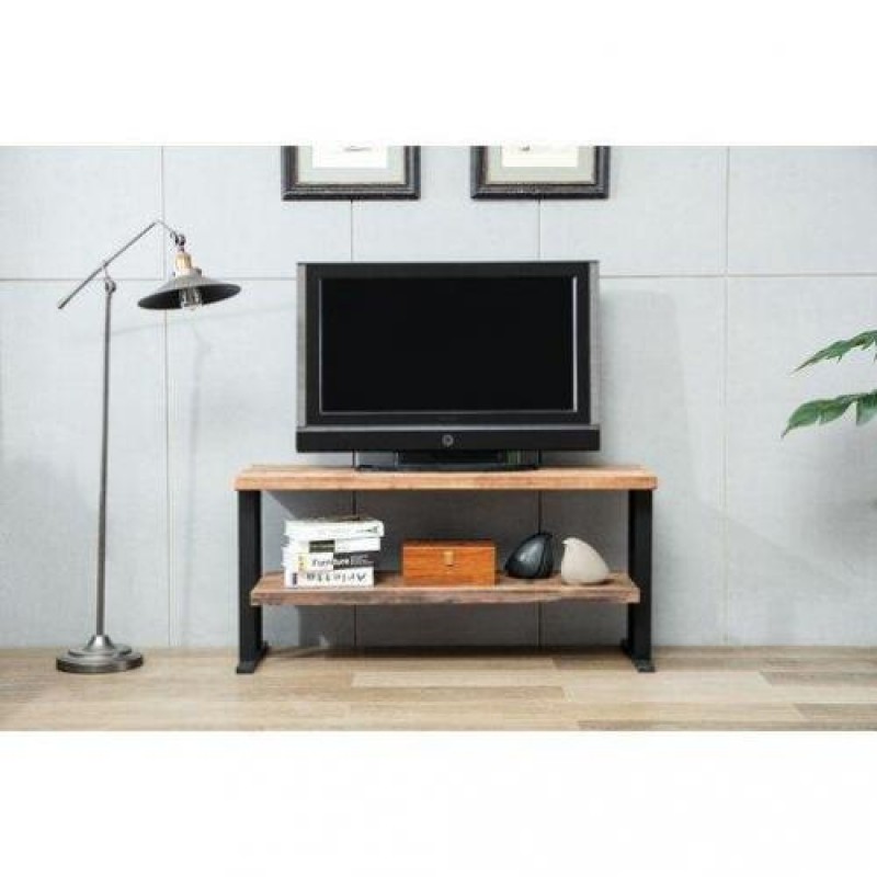 Тумба підставка для TV у стилі Loft NS-2126 630x1000x360 мм Черный