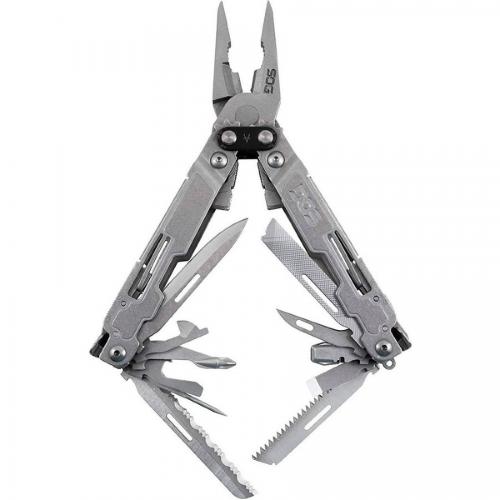 Мультитул SOG PowerAccess Deluxe + Hex Bit Kit Сірий