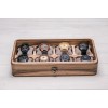 Органайзер на 8 комірок для зберігання наручних годинників ecoWalnut 7х35х18 см