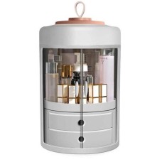 Кейс для косметики OPT-TOP на 4 секції YM226 циліндричний білий (2075772633)