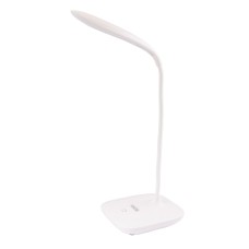 Лампа настільна гнучка MASTERTOOL сенсорний вмикач 3 режими 125х100х350 мм COB LED USB/3xAA ABS 94-0815