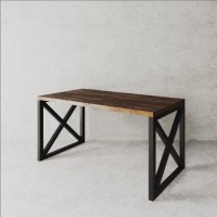 Офісний стіл в стилі Loft NS-1314 780x1200x600 мм Черный Офісний стіл в стилі Loft NS-1314 780x1200x600 мм Черный