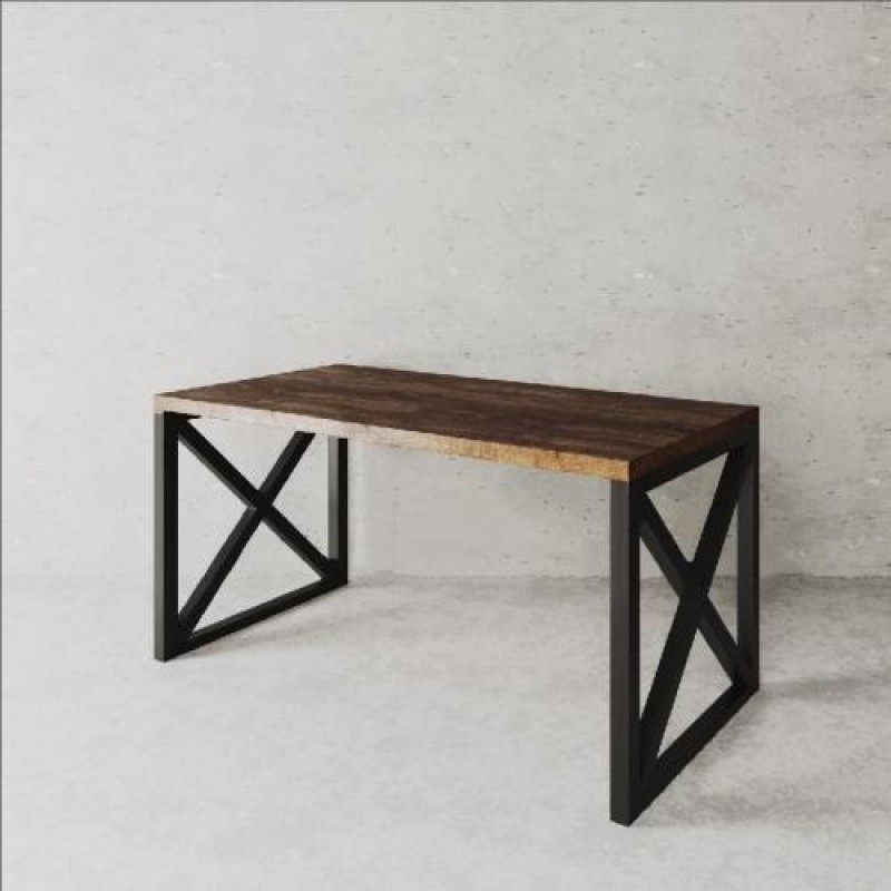 Офісний стіл в стилі Loft NS-1314 780x1200x600 мм Черный