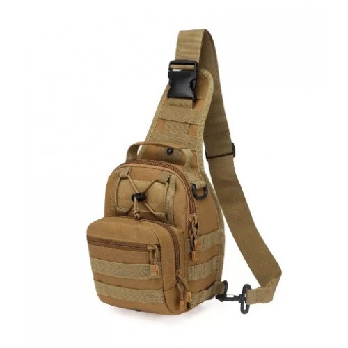 Сумка тактична No Brand 27x20x15 см Хакі (1713882330) Сумка тактична No Brand 27x20x15 см Хакі (1713882330)