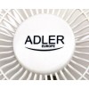 Настільний вентилятор Adler AD 7317 з прищіпкою Білий