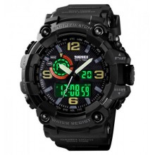 Годинник наручний Skmei 1520 Black 1520BK (17152-hbr)