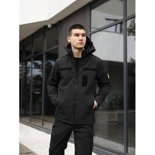 Куртка чоловіча тактична Pobedov Shadow V2 Military 383581 XXXL Чорний (00000007122) Куртка чоловіча тактична Pobedov Shadow V2 Military 383581 XXXL Чорний (00000007122)