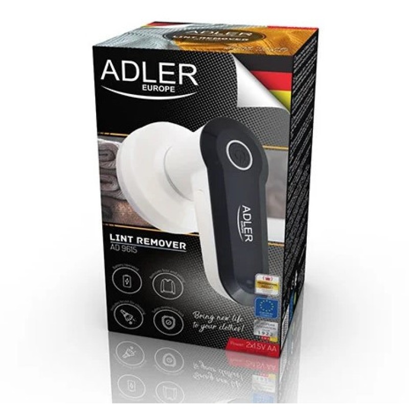 Машинка для видалення катишків з одягу Adler AD 9615, біла з чорним