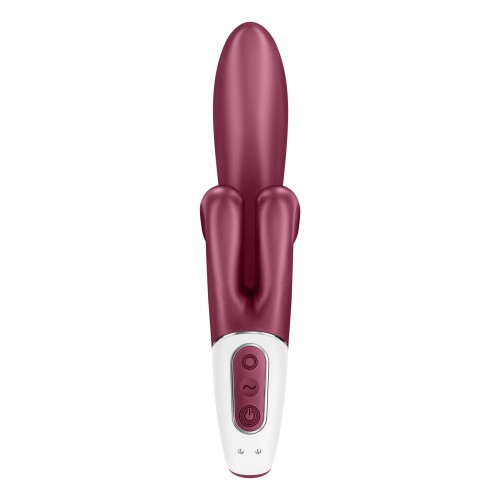 Вібратор-кролик Satisfyer Touch Me Red, подвійний відросток, 3 потужні мотори