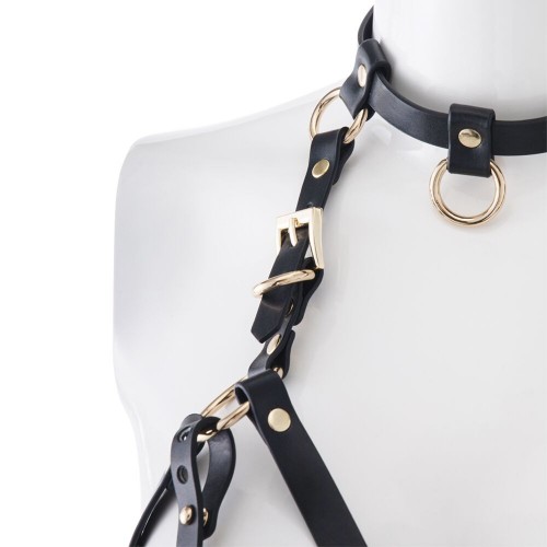 Портупея на груди LOCKINK SEVANDA Queen Chest Harness with Removable Bra