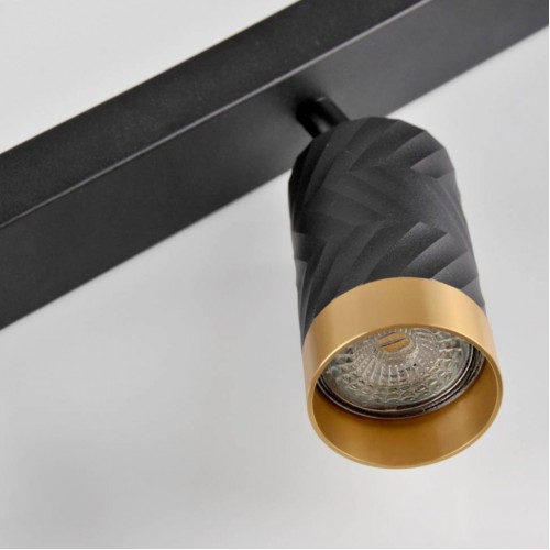 Спот Polux Arras 5.5x119.5x16.5 см Чорно-золотистий (Pol323576) Спот Polux Arras 5.5x119.5x16.5 см Чорно-золотистий (Pol323576)