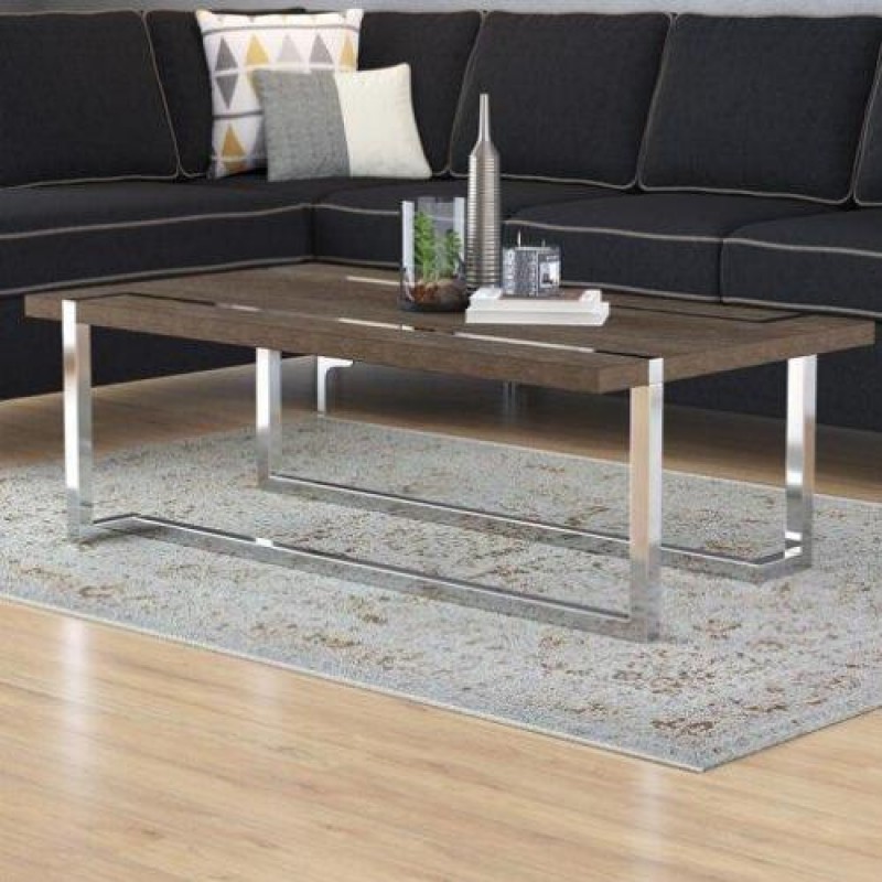 Кавовий журнальний столик у стилі Loft NS-575 450x1300x700 мм Серый