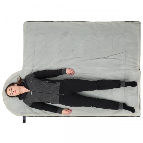 Спальник туристичний Enero Traveler 210x80/50 см Сірий (1054346)