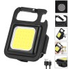 Ліхтар X-BALOG LED COB 500lm 6W 500 mAh кемпінговий на карабіні з магнітом та відкривачем Type-C (COB-500)