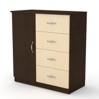 Комод для речей Компанит Венге комбі 4 1А