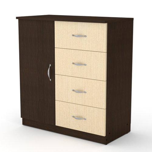 Комод для речей Компанит Венге комбі 4 1А Комод для речей Компанит Венге комбі 4 1А
