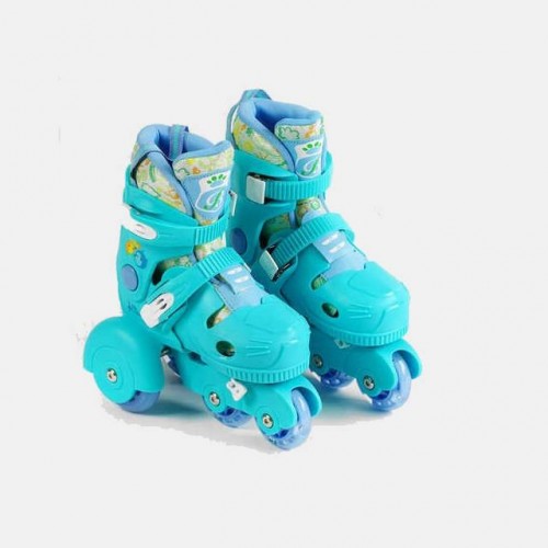 Роликові ковзани із захистом Best Roller 30 - 33 S PU колеса Blue (141112), що світяться