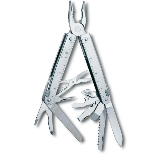 Мультитул Victorinox Swisstool X 115 мм 26 функцій Сріблястий (3.0327.H) Мультитул Victorinox Swisstool X 115 мм 26 функцій Сріблястий (3.0327.H)