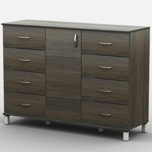 Комод Тиса Мебель АКМ-54 2 Венге 60x90x140 см