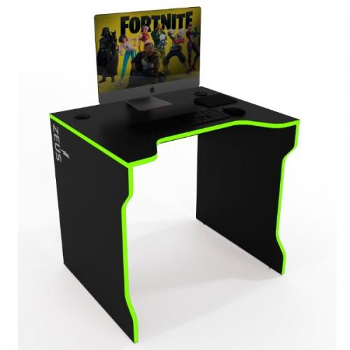 Геймерський стіл ZEUS TRON-3 чорний-лайм Геймерський стіл ZEUS TRON-3 чорний-лайм