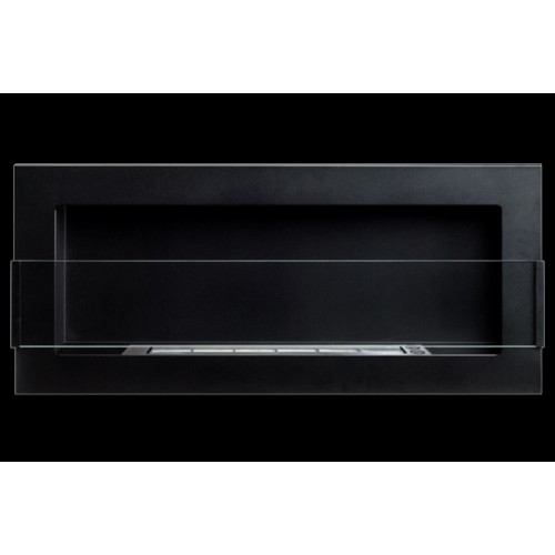 Біокамін GMT 900х400х120 BLACK MAT + СКЛО Біокамін GMT 900х400х120 BLACK MAT + СКЛО