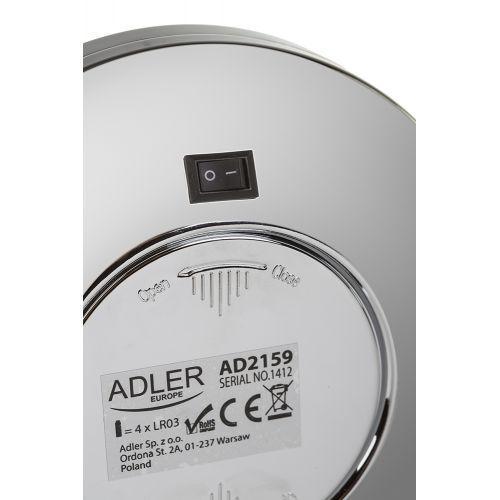 Дзеркало косметичне Adler AD 2159 15 см Хром Дзеркало косметичне Adler AD 2159 15 см Хром