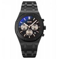 Годинник наручний Skmei 9296 Black 9296BKBK (17176-hbr) Годинник наручний Skmei 9296 Black 9296BKBK (17176-hbr)