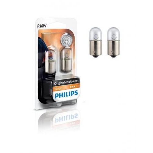 Автолампа ук. PHILIPS 12814B2 R10W 12V 10W BA15s 2pcs. blister в інтернет супермаркеті PbayMarket!