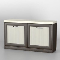 Тумба для взуття Тиса Мебель ТО-127 Венге 55x110 см Тумба для взуття Тиса Мебель ТО-127 Венге 55x110 см