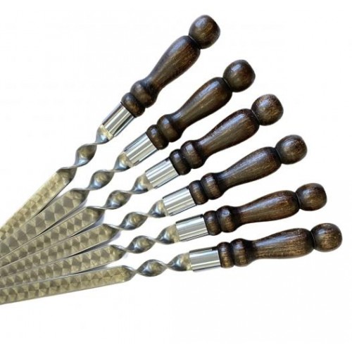 Шампур для люля-кебаб Gorillas BBQ Куля SKK98 50 см 6 шт (5482) Шампур для люля-кебаб Gorillas BBQ Куля SKK98 50 см 6 шт (5482)