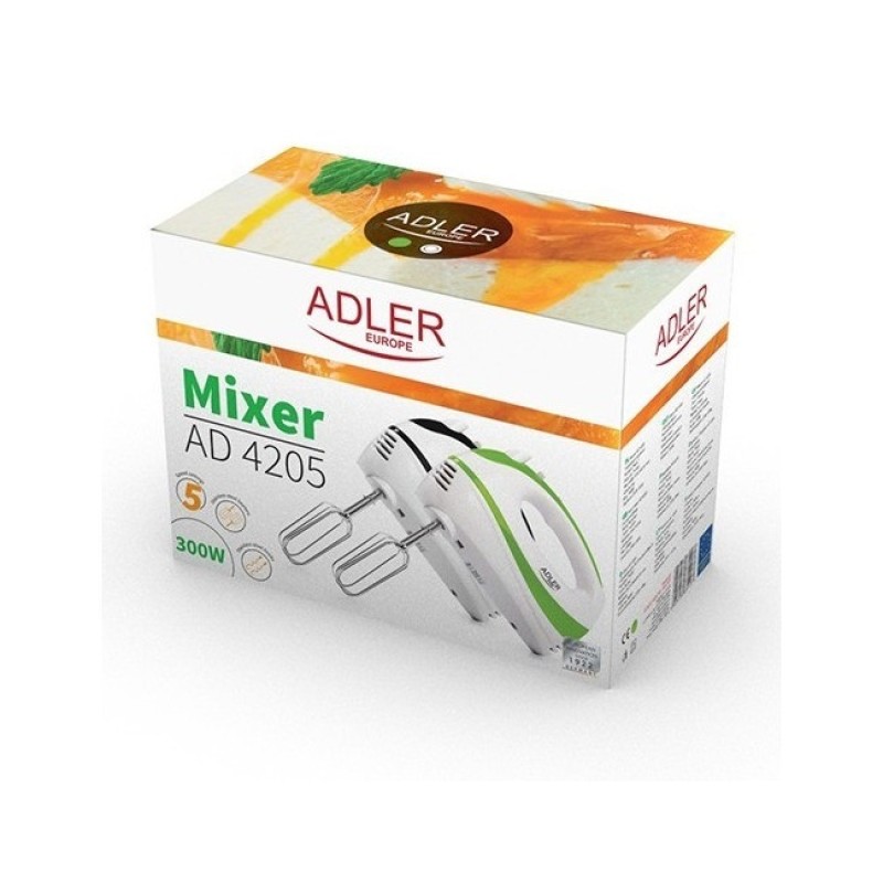 Міксер ручний Adler AD 4205 green