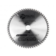 Диск Polax пильний по дереву з твердосплавними напайками 230 x 30, 60 Т (54-147)