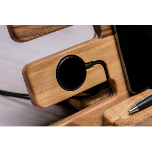 Настільний дерев'яний органайзер для гаджетів ecoWalnut  292x180x180 мм