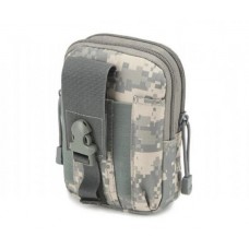 Тактична сумка на пояс органайзер Military 18х13х3 см Сірий Піксель