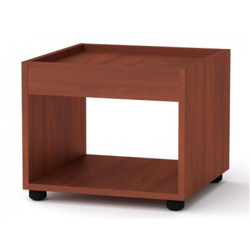 Квадратний стіл журнальний 1 Компанит МГ 6 42х42х35 см Яблуня Квадратний стіл журнальний 1 Компанит МГ 6 42х42х35 см Яблуня