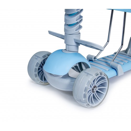 Самокат Scooter Smart 5in1 багатофункціональний, з батьківською ручкою Blue (1451904439) Самокат Scooter Smart 5in1 багатофункціональний, з батьківською ручкою Blue (1451904439)