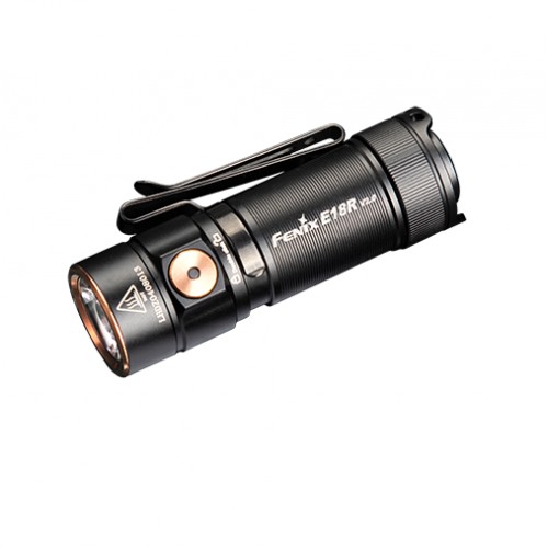 Ручний міні-ліхтарик Fenix E18R V2.0 1200лм USB Type-C Чорний