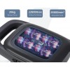 Вібромасажер перкусійний для тіла та м'язів на акумуляторі Doxy Massager Massage Gun Сірий (FG8HEAD)