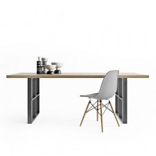 Обідній стіл у стилі Loft NS-1116 780x2000x850 мм Черный